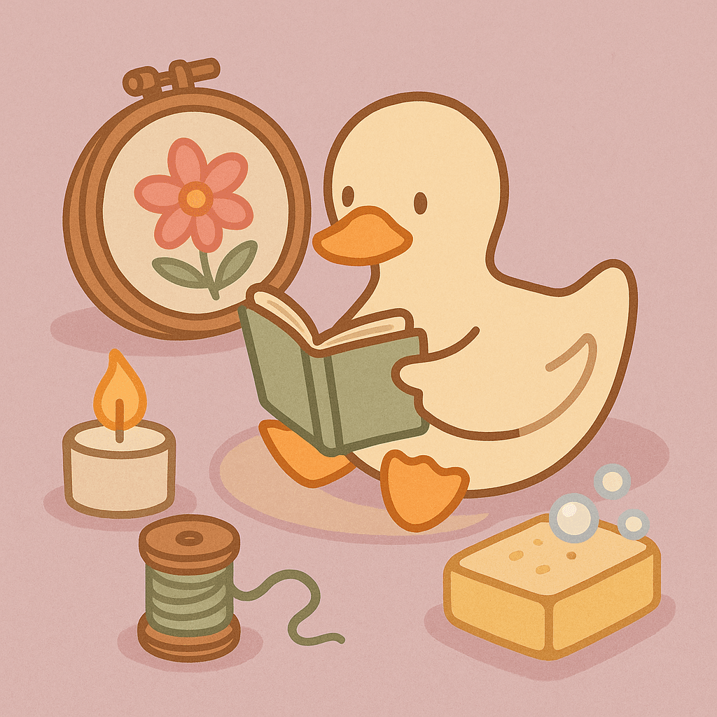 Duck with crafts